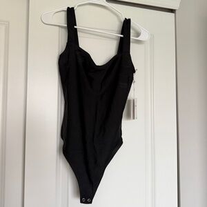 *NEW WITH TAGS* Black Good American Bodysuit - Size M